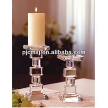 Antique Crystal Candle Holder Glass Candlestick For Wedding Centerpiece